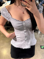 Casual Solid Slim Fit Blouse