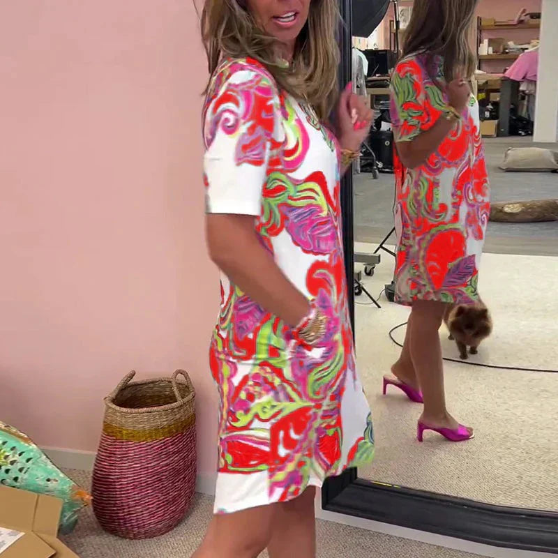 April Boutique Colorful Patterned Summer Dress Collection