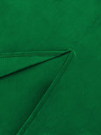 Green Long Dresses Square Collar Lantern Sleeve Evening Party Gowns