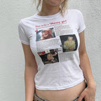 Gothic Letter Fairy Crop Tshirt