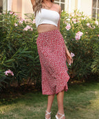 DressBetty - Asymmetrical Ruffle Hem Skirt