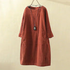 Cintia Velvet Dress Elegant Dress with Premium Casual Styling