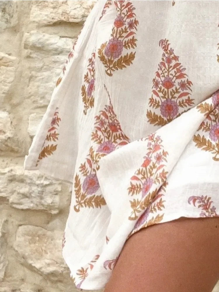 Helena Minimalist Boho Summer Dress Chic Silhouette Collection