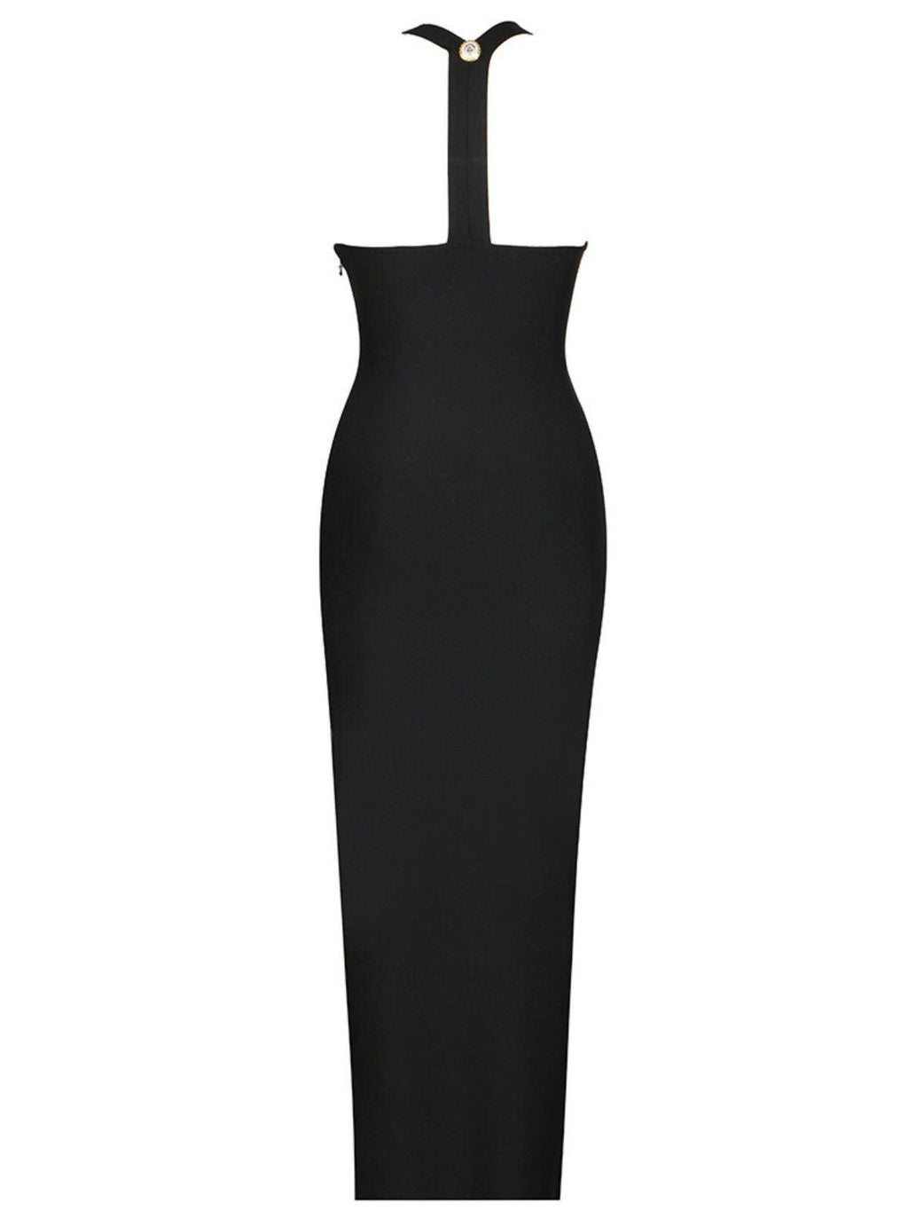 Button Embellished Bandage Dress