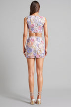 Cress Flower Top and Skirt Set