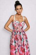 Talia Floral Midi Dress