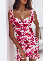 Isabel Chic Floral Wrap Summer Dress Boutique Collection