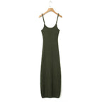 Knitted Cardigan With Camisole Dress Two - piece Set