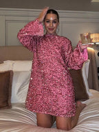 Galla Effortless Sequin Dress Chic Silhouette Collection