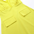 V - Neck Bodycon Mini Dress