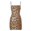 Leopard Sequin Chic Camisole Dress