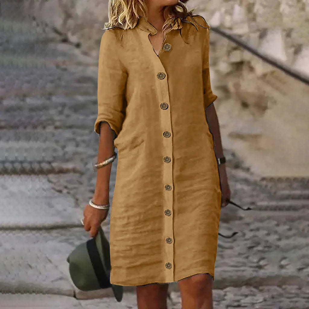 Tiziana Minimalist Maternity Dress Chic Silhouette Collection