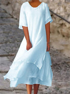 Marcia Effortless Long Dress Chic Silhouette Collection