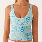 Sequin Sparkly Sleeveless Shirt Cami Top