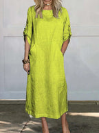 Consolación Sweater Dress with Pockets for Women Relaxed Modern Fit