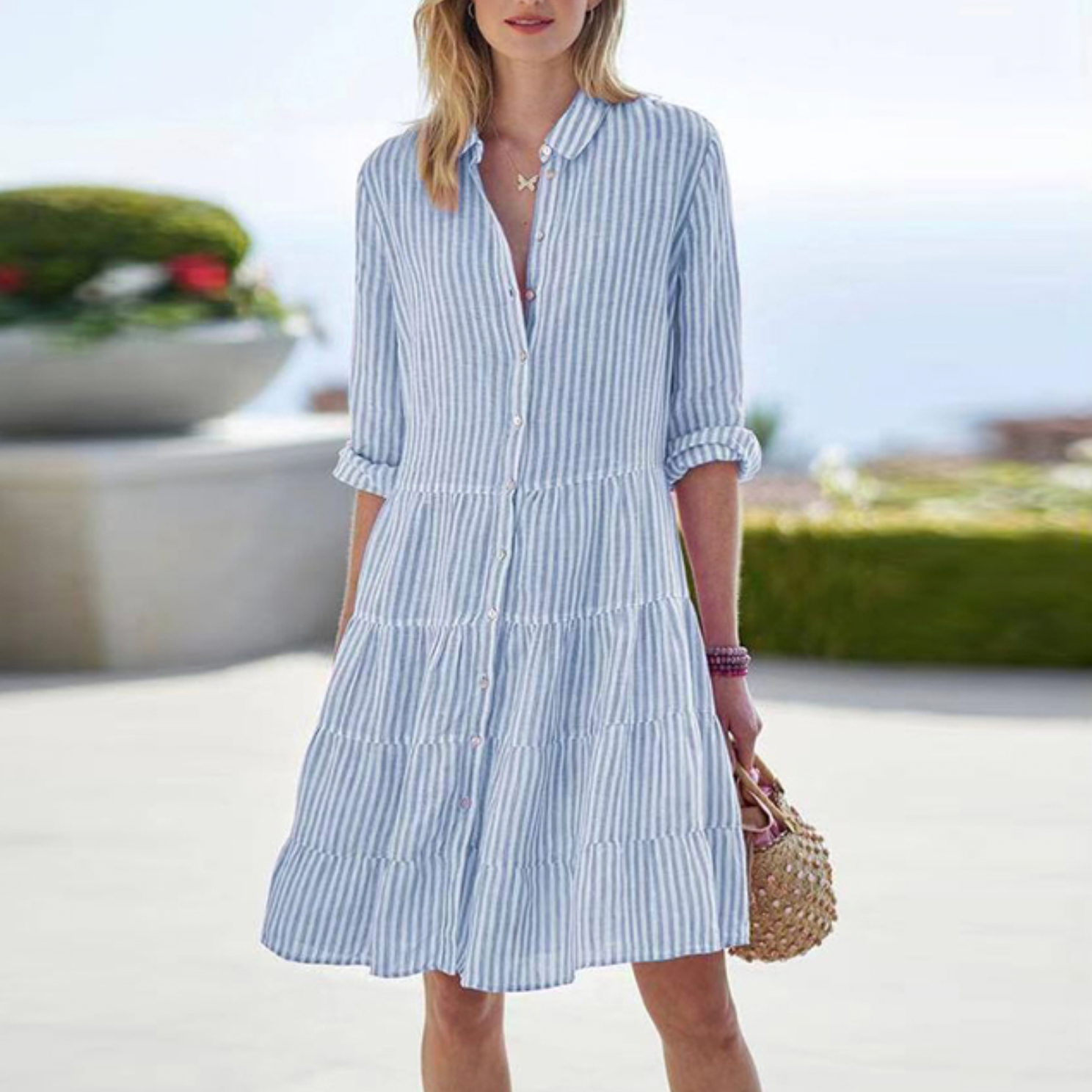 Gabriela Womens Summer Dress Premium Dress for Boutique Fashion Look