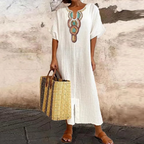 Heloisa Boutique Half Sleeve Maxi Dress Evening Wear Edit