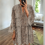Violeta Chic Dress Leopard Print Boutique Collection