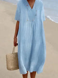 Francisca Exclusive Linen Dress Boutique Collection