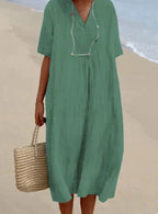 Francisca Exclusive Linen Dress Boutique Collection