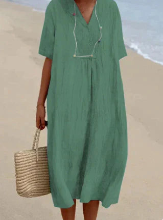 Francisca Exclusive Linen Dress Boutique Collection