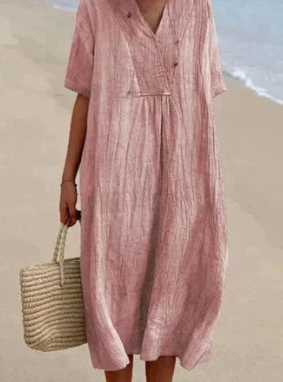 Francisca Exclusive Linen Dress Boutique Collection