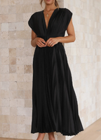 Ilaria Aesthetic Dress with Sleeves Premium Wardrobe Essential