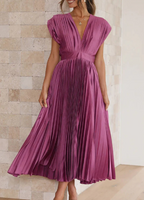 Ilaria Aesthetic Dress with Sleeves Premium Wardrobe Essential