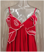 Valentina Maxi Dress Red