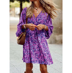 Evelyn Aesthetic Women's Long Summer Boho Dress Chic Silhouette Collection