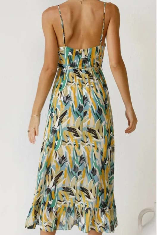 Rose Effortless Colorful Summer Dress Elevated Occasion Wear