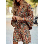 Evelyn Aesthetic Women's Long Summer Boho Dress Chic Silhouette Collection
