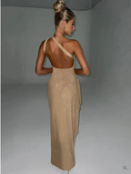 Anfisa Timeless Cocktail Dress with Pearl Trim and Back Neckline Elevated Occasion Wear