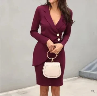 Xochitl Effortless Cocktail Dress with Buttons Evening Wear Edit