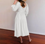 Josefina Statement French Dress with Ruffle Sleeves Boutique Collection