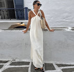 Bianca Chic Long Dress Elevated Occasion Wear