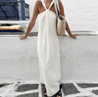Bianca Chic Long Dress Elevated Occasion Wear