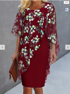 Emilia Premium Floral Chiffon Women's Dress Evening Wear Edit