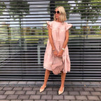 Lidia Elevated Midi Summer Dress Designer Edit