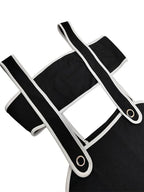 Slash Neck Hollow Design Two - Piece Dress