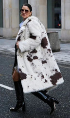 FLAFI LEOPARD FUR COAT