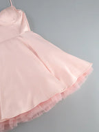 Solid Fit And Flare Spaghetti Strap Mini Dress