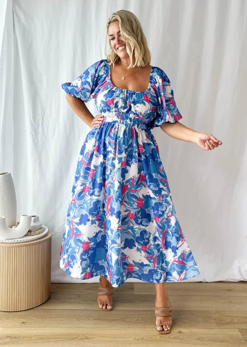 Habiba Boutique Scoop Neck Maxi Dress Statement Occasion Edit