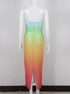 Sequin Ombre Midi Dress