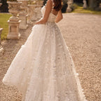 Floral Lace ALine Prom Dress