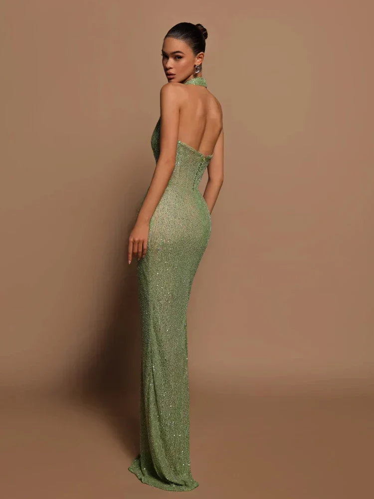 Karen Luxe Women's Maxi Dress Chic Silhouette Collection