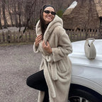 SEILY FURRY FUR COAT