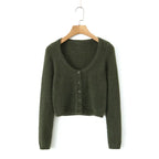 Knitted Cardigan With Camisole Dress Two - piece Set