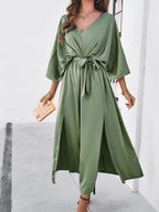 Isidora V-neck Dress in a Loose Fit for Women Modern Chic Style