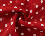 Elegant Red Chiffon Polka Dot Beach Dress for Women Summer Sexy Spaghetti Strap Holidays Dress Fashion Backless Party Outfits
